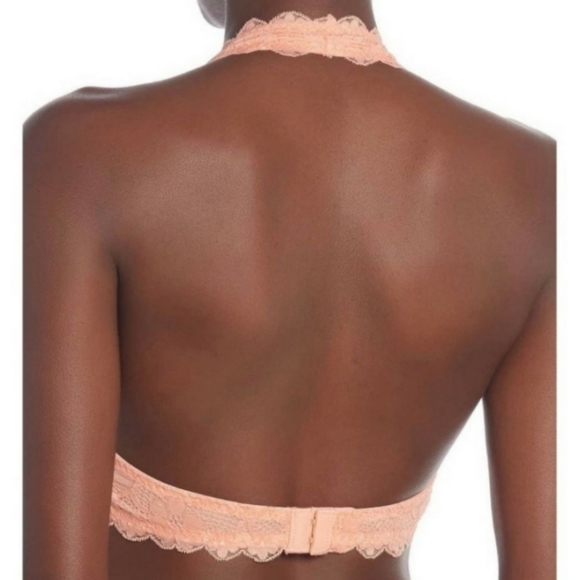 Free People Halter Bralette Galloon Light Orange Size XS - Picture 4 of 9